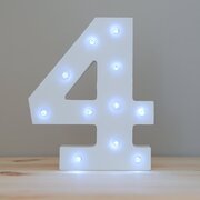 Marquee "4" Number