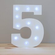 Marquee "5" Number