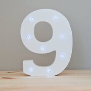 Marquee "9" Number