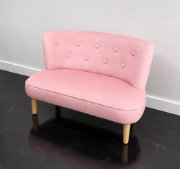 Pink Children Love Seat