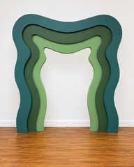 3D Wavy Arch- Customizable in any color