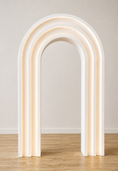 3D White 6ft - Arch Customizable in any color