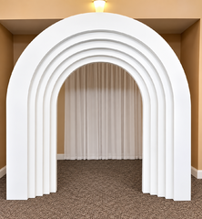 3D White Arch- Customizable in any color 