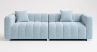 Baby Blue Sofa