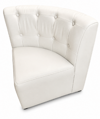 White Leather Lounge #1