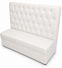 White Leather Lounge Couch #3