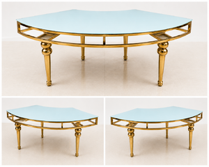 Gold Serpentine Table