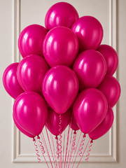 Latex Fuchsia or Hot Pink Balloon