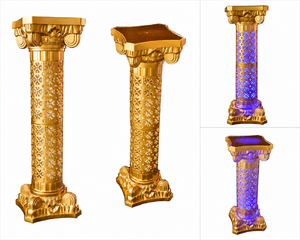 Gold Columns 
