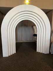 White 3-D Arch