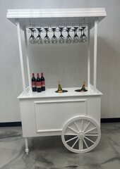 Champagne Glass and Bottle Cart