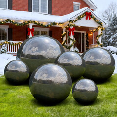 Black Mirrored Balls