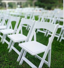 White Padded Chairs