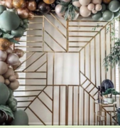 Gold Matrix Wall