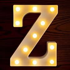 Marquee "Z" Letter