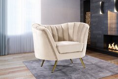 Cream Velvet Chair