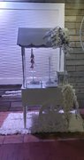 All White Candy Cart 