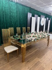 Gold Mirrored Table