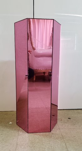 Tall Pink Pedestal
