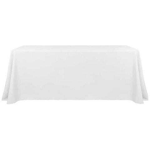 6ft White table cloth