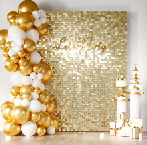 Gold Shimmer Wall