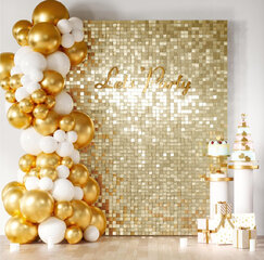 Gold Shimmer Wall