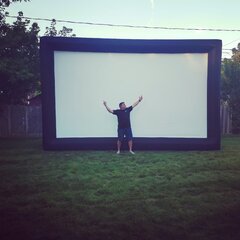 25ft Inflatable Screen