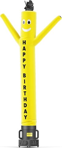 Happy B-day Yellow 6ft