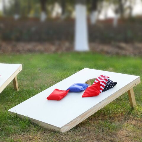 Red/Black Cornhole Game