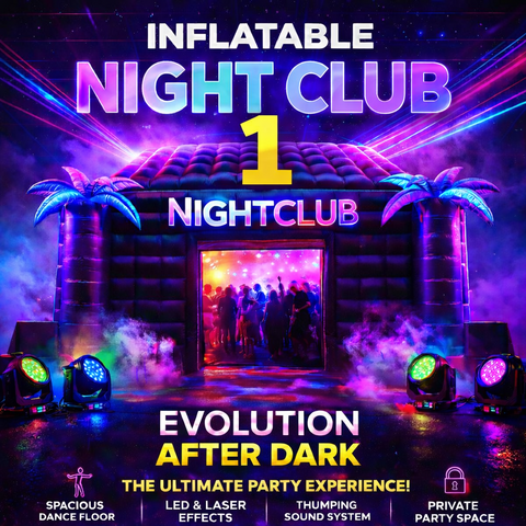 Inflatable Night Club Package1 -Light Show