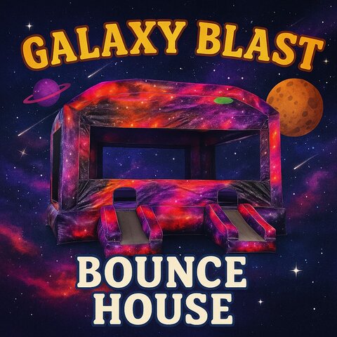 XXL Galaxy Blast Bounce House -Dual Entrance