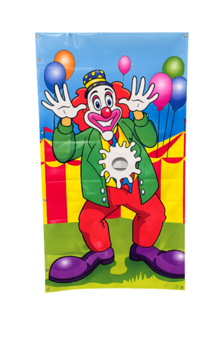 Happy Clown Dunk tank Banner
