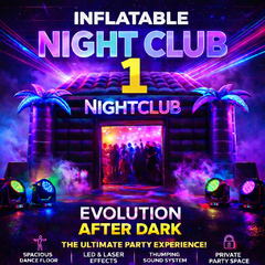 Inflatable Night Club Package1 -Light Show