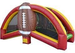 2 Lane Football Toss Game