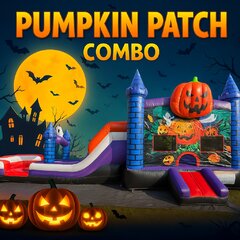 Spooky Halloween Dual Lane Dry Bounce and Slide Combo