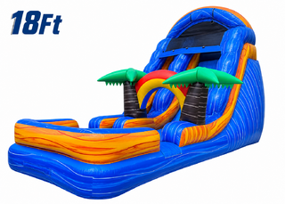 18' Bluetropical Waterslide