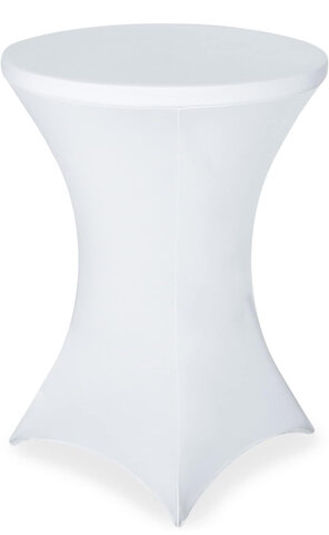 Cocktail Table White Spandex Cover 