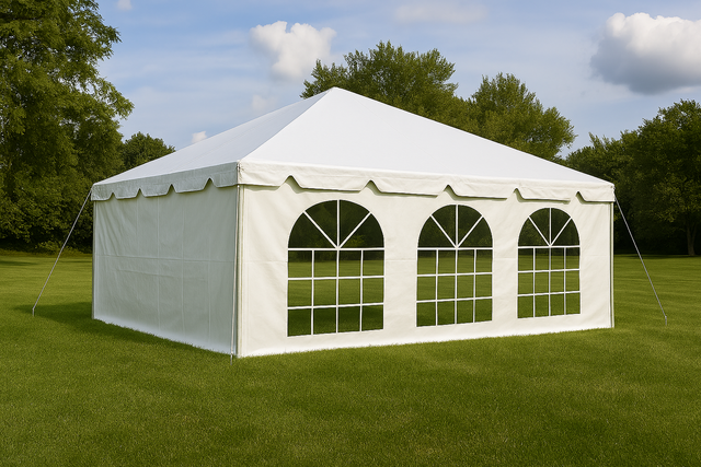 Tent Cathedral Window Wall