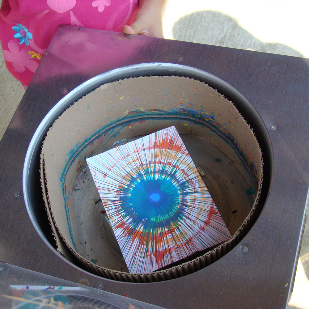 DIY Giant Spin Art Made From an Old Box Fan!