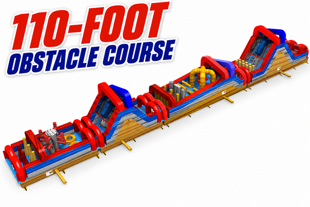 110ft Extreme Challenge Obstacle Course 658,659,660,661