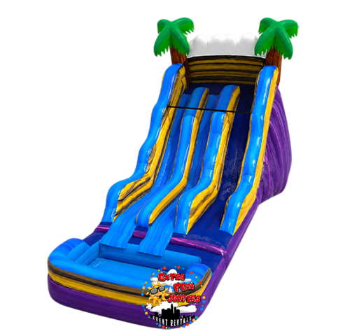 17 Tropical Blast Dual Lane Waterslide