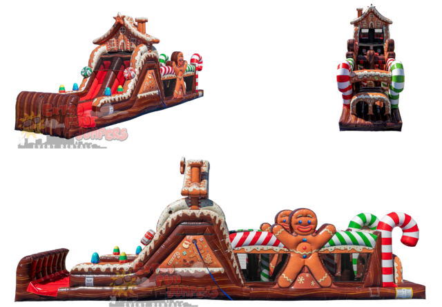 50ft Gingerbread Obstacle Course 600