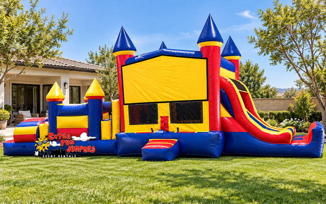 45ft Castle Double Slide Combo 637-1&637-2, 644-1&644-2 or 649-1&649-2