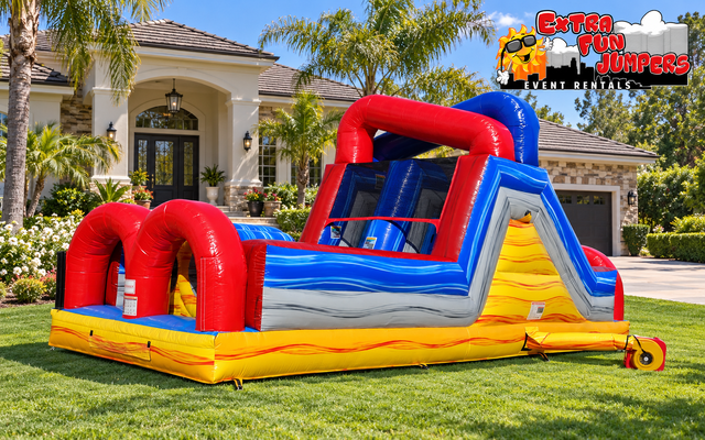 30ft Gladiator Dual Obstacle Course 659
