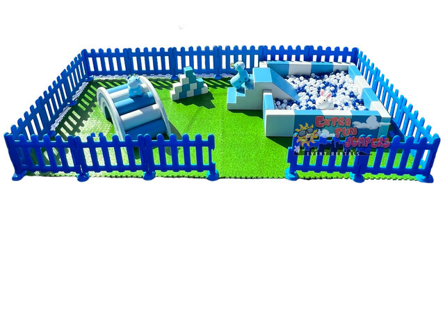 Blue and White Small Soft Play