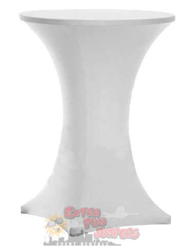 Cocktail Spandex White Tablecloths