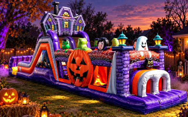 50ft Haunted Obstacle Course 607