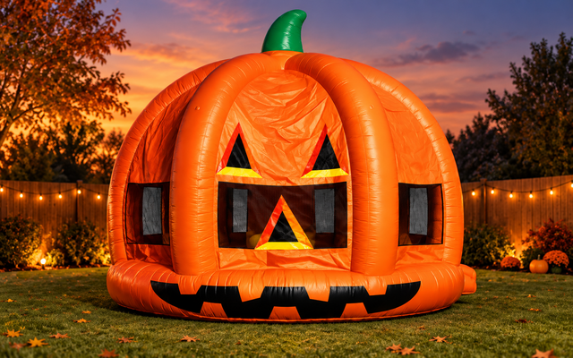 15ft Pumpkin Bouncer 128 