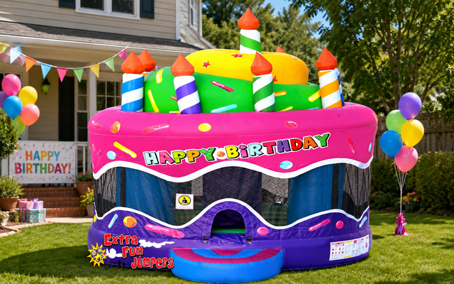 Large Happy Birthday Jump 145