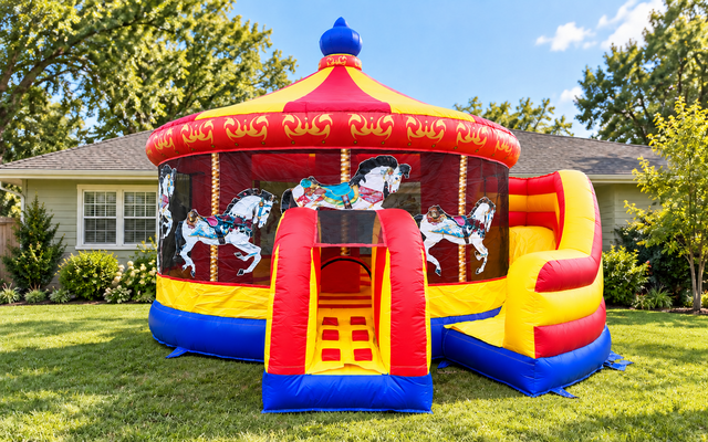 Carousel Inflatable Combo 227